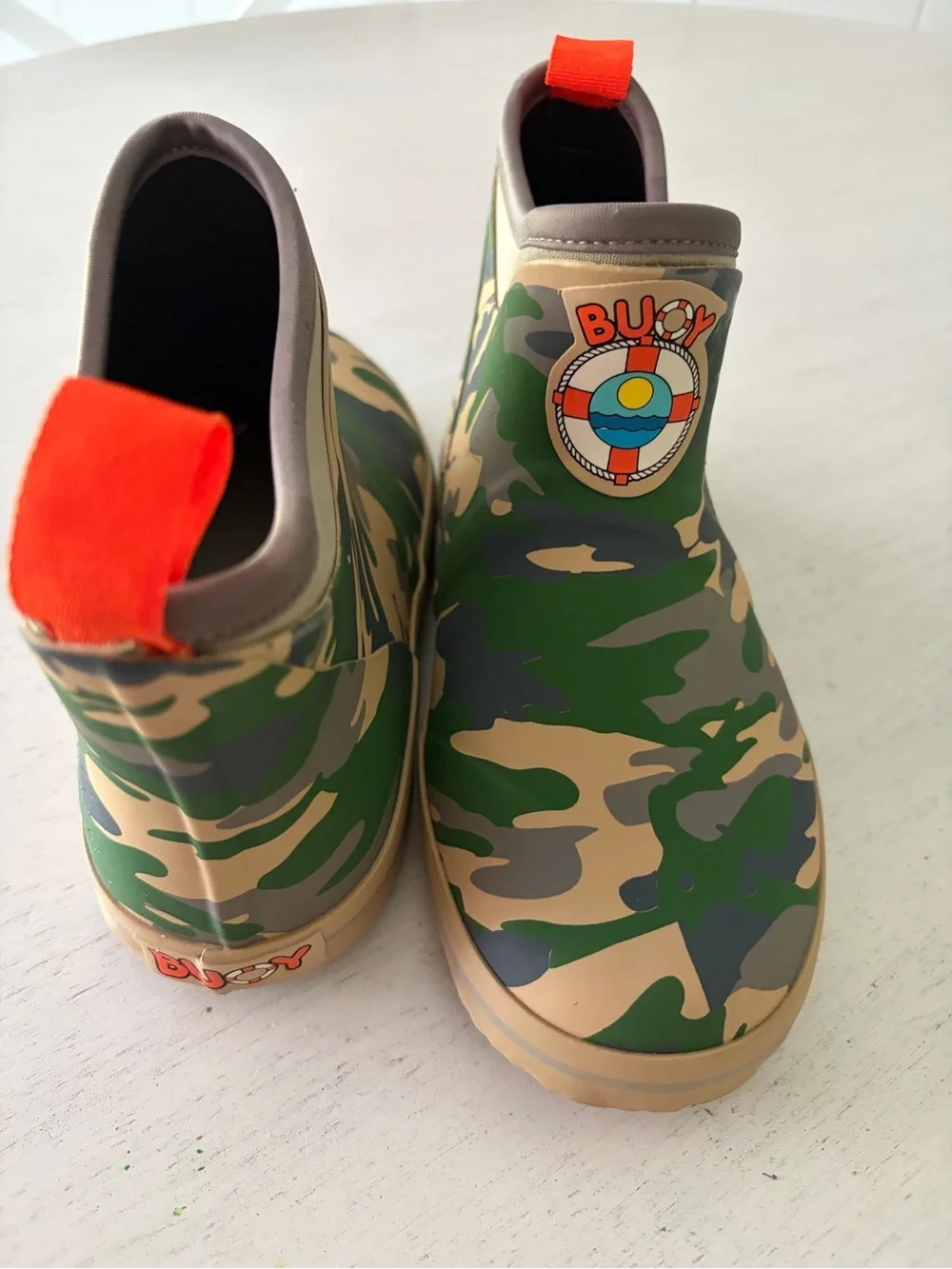 Kids Camouflage Buoy Boots